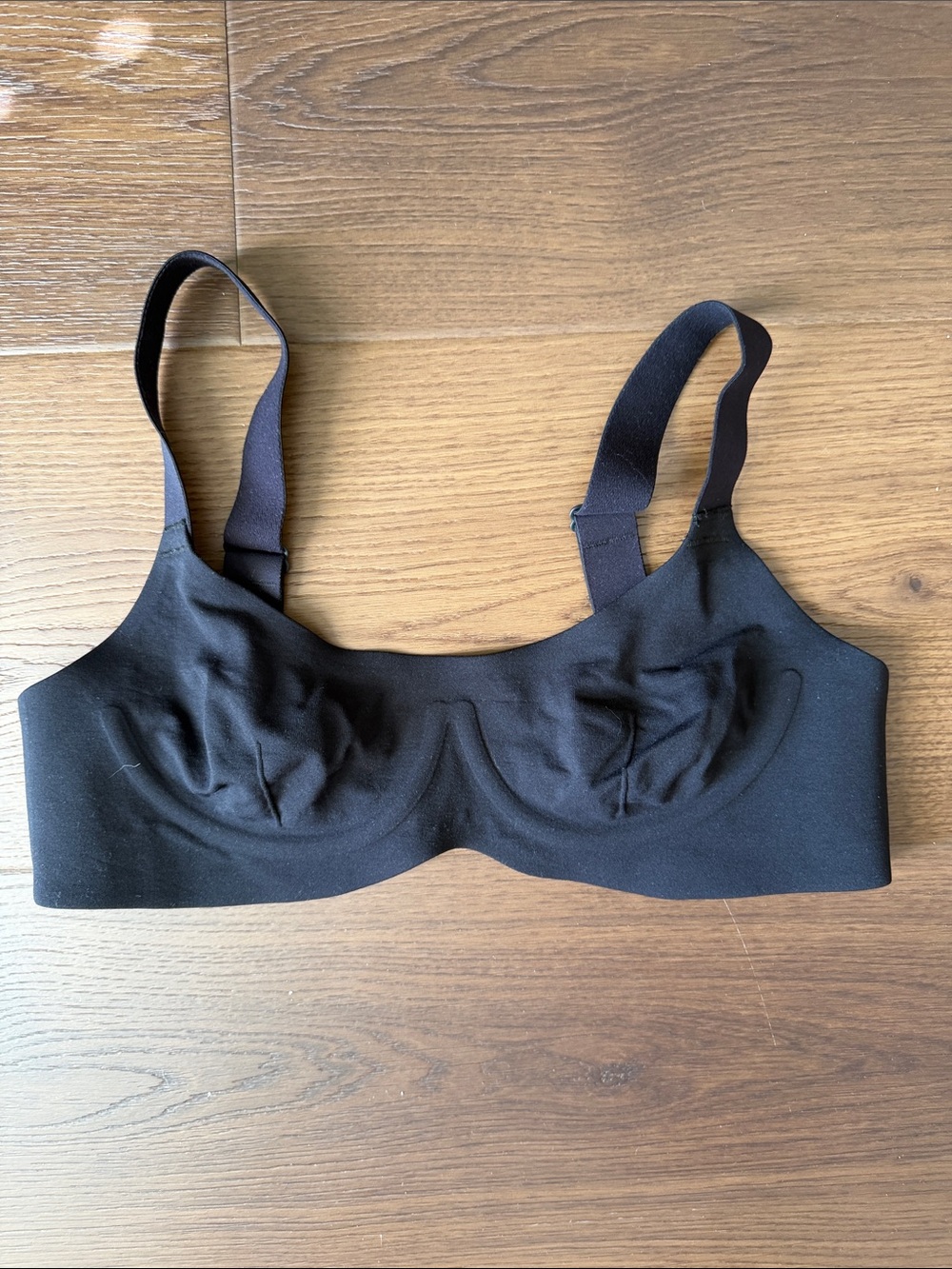 Free People Black Wireless Bra - Minimal Seamless Support